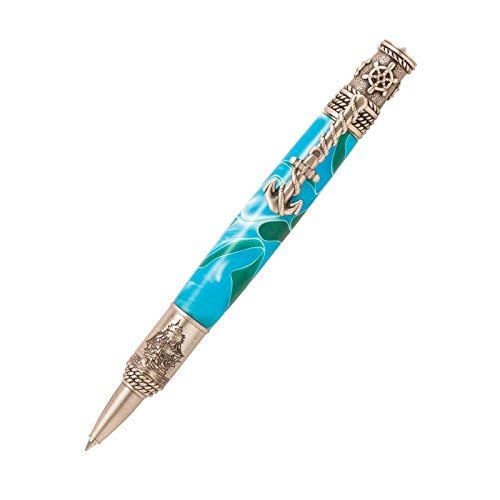 Penn State Industries PKNAUTSS Nautical Twist Ballpoint Pen Kit Starter Package Woodturning Project - Thumbnail 5
