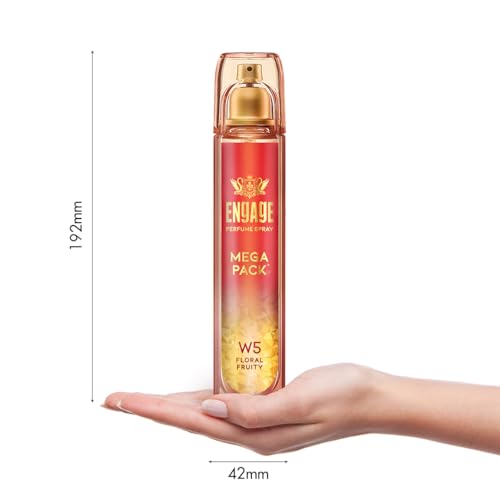 Image of Engage W5 Perfume for Women, Floral and Fruity Fragrance Scent, Skin Friendly Women Perfume, 160 ml