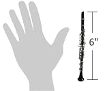 Black Music Clarinet Musical Instrument Ornament NEW