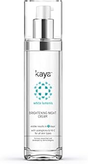 Kaya Clinic Brightening Night Cream, 50ml and Kaya Clinic Brightening Beads Cleanser, 100ml