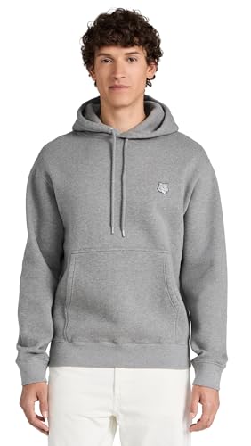 Maison Kitsuné Men's Bold Fox Head Patch Comfort Hoodie