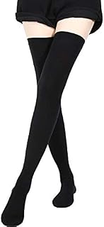 Extra Long Socks Thigh High Cotton Socks Extra Long Boot Stockings for Women