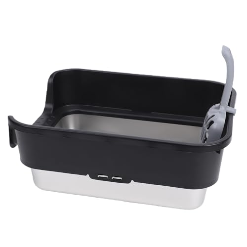 Arenero para gatos de acero inoxidable tamaño grande miniatura 5