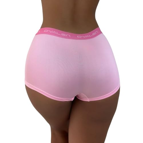 Kit 10 Calcinha Boxer Feminina Dvalen Modas Calcinha Shortinho Cueca Feminina (BR, Alfa, GG, Regular