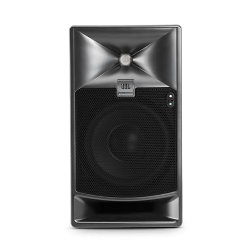 JBL Monitor de Estudio Profesional 705P autoalimentado de 5 Pulgadas, Negro