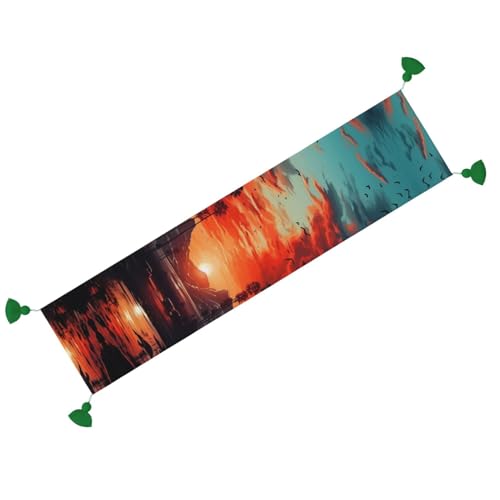 Chemin de table pour décoration d'intérieur rustique et fêtes - 3