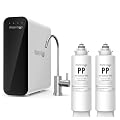 Waterdrop TSU and TSPP-2 0.01?m Ultra-Filtration Under Sink Water Filter System, 3-Stage Tankless Undersink Water Filtration with Faucet, Smart Panel -Bundle