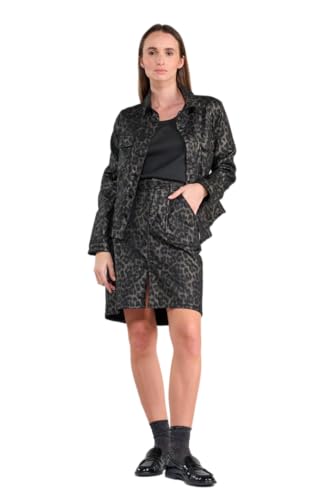 Le Temps des Cerises Veste Lilly à motif léopard
