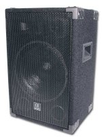 Audiophony FIESTA-122 150W Speaker System, front view with protective grille