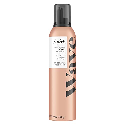 Suave Simply Styled Lightweight Hair Mousse, Wave Mousse