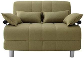 Amazon リクライニング ソファーベッド 幅100cm 折りたたみ 3way シングル コンパクト ソファベッド おしゃれ １人掛け ２人掛け 寝心地 モスグリーン ソファベッド オンライン通販
