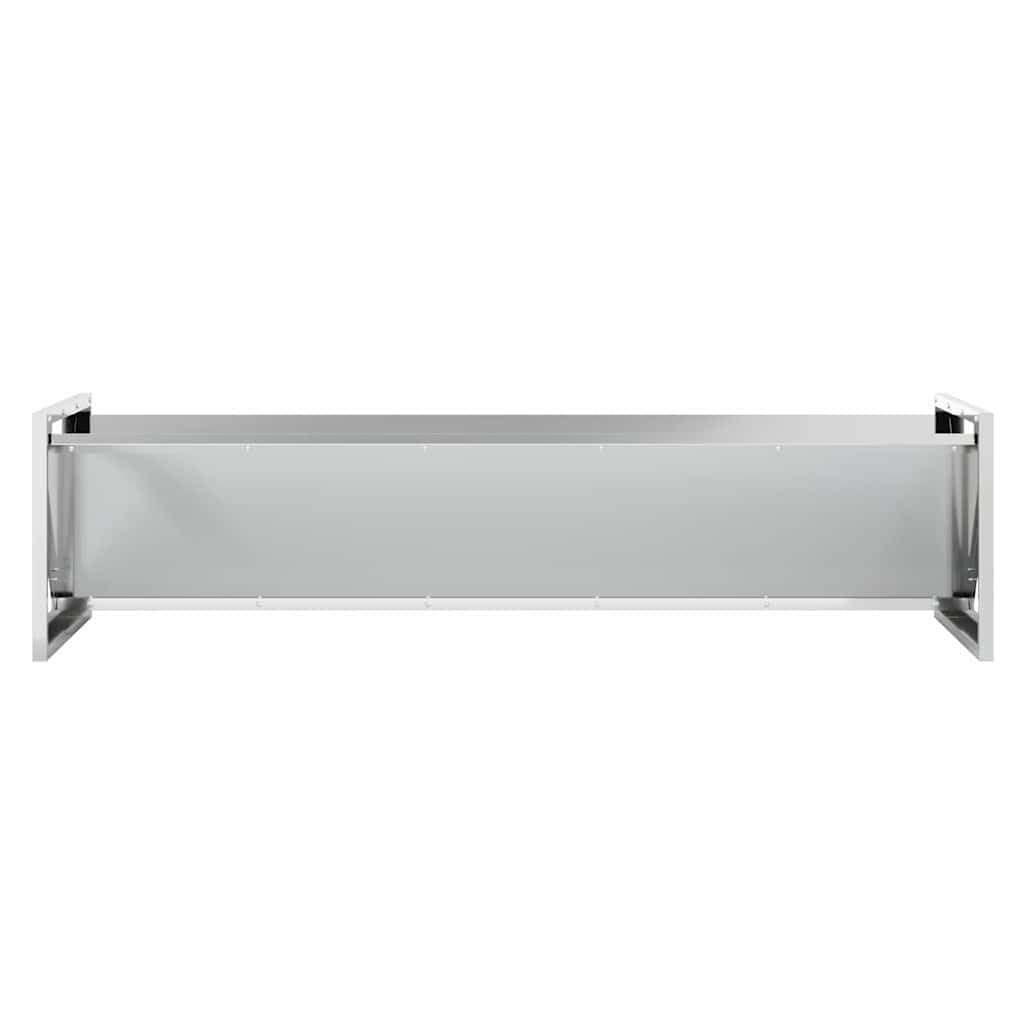 Comederos para animales de granja de acero galvanizado, resistente a la intemperie, comederos para interiores y exteriores, 108 x 50 x 28 cm, con capacidad de 10 kg, duradero, resistente