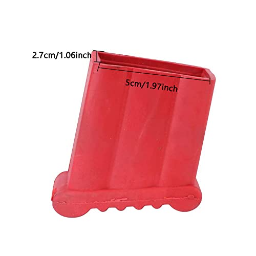 BDHI 4 Stück Leiter rutschfeste Füße Gummi Ersatz Trittleiter Füße Leiter Füße Abdeckungen für Verlängerungsleiter(D46-4)