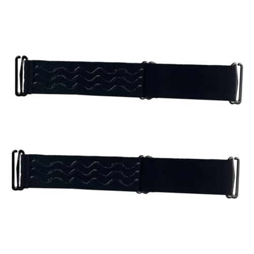 NOLITOY 2pcs Adjustable Wig Mesh Cap Accessories Elastic Bands for Wig Edges Comfortable Breathable Fixing Band Buckle Design