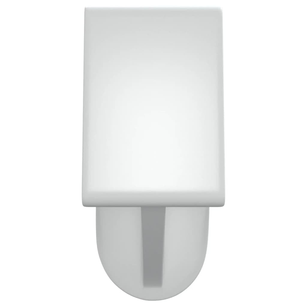 Lot de 2 tringles à rideaux réglables en aluminium - 60-105 cm - Blanc et argenté - Tringles à rideaux télescopiques avec pince pour décoration de fenêtre et brise-vue - Pour salon, chambre à