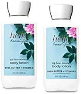 Bath and Body Works 2 Pack Hello Beautiful Super Smooth Body Lotion 8 Oz