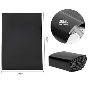 Pondliners7x10feeteasycuttingldpepondliner20milhighpreformedkoipondlinerforpondsstreamsfountainsandgardenwaterfall Urban Country Home Decor Pond liners 7 x 10 feet easy cutting ldpe pond liner 20 mil high preformed koi pond liner for ponds streams fountains and garden waterfall urban country home decor