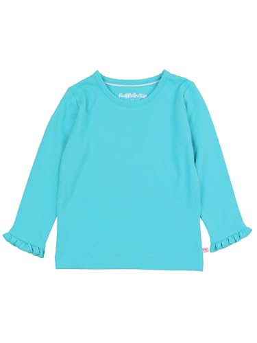 Image of RuffleButts Baby /Toddler Girls Knit Ruffle Tee - Long Sleeve T-Shirt