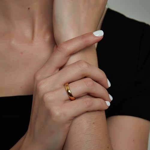 trumium 2mm 4mm 6mm 8mm tungsten wedding band ring for men women silverrose gold platedrainbowgold plated domed high polish engagement promise rings comfort fit 4-15