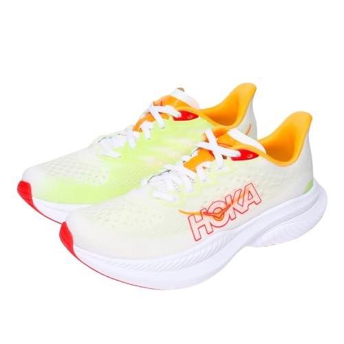 HOKA ONE ONE(ホカ オネオネ) W MACH 6 WHITE / LETTUCE 24.5CM