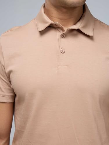 Image of CAVA Supima Polo T-Shirt for Men | Regular Fit, Ultra-Soft Supima Cotton, Lightweight, Polo Neck, Versatile Style | Casual to Formal Wear