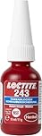 LOCTITE 243 Threadlocker, Universal adhesive for Securing Screws, Medium-Strength thread lock for Metal Threads, Liquid Glue for Use on Pumps, Gearboxes and More, 1x10ml