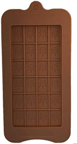 Miniatura 3 de Breakable Leaf - Molde para barra de chocolate KitKat estilo Dubai, paquete de 2 moldes de silicona para dulces, antiadherente, sin BPA, resistente