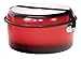 Texsport Kangaroo 7 pc Camping Cookware Outdoor Cook Set with Storage Bag, red (13446)