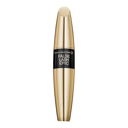 Max Factor - Mascara False Lash Epic Effetto Ciglia a ventaglio - Speciale applicatore Volumizzante e Allungante - Black / Nero - 13 ml
