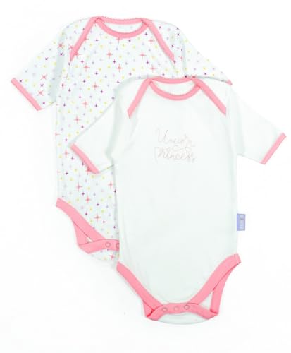 Image of Mi Arcus Organic Cotton Multi Color Baby Tiny Tog Romper Unicorn-(Pack of 2)