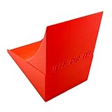 Jeff Did It! - 2 Lane Monster Truck Stunt Ramp Free Style - Compatible with 1:64 Scale Hot Wheels Monster Trucks - 3D Printed - Designed and Made in the USA (Red)