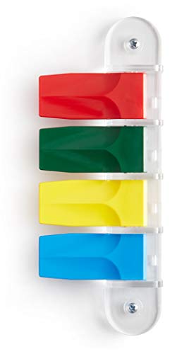 Image of Exam Room Signals - Kull Industries - Medical Door Flags for Hospitals, Doctors Offices, Clinics (3 inch Short, Primary, 4)
