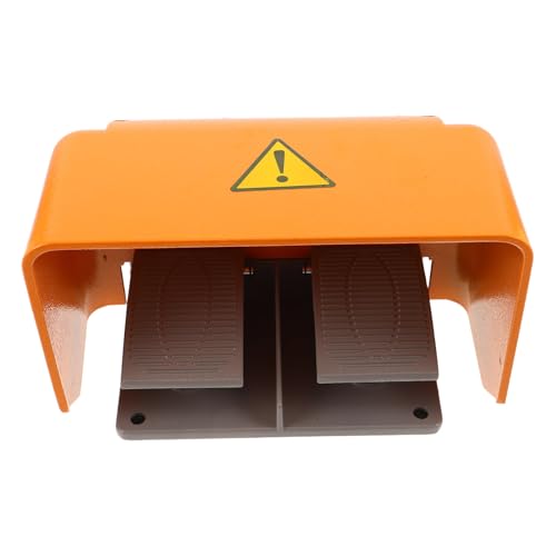 Interrupteur pied double pédale pour sécuriser les machines pneumatiques