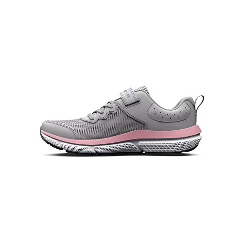 Under Armour Girls' Pre School Assert 10 Alternate Closure, (100) Halo Gray/Pink Sugar/Iridescent, 12K, US — view 5