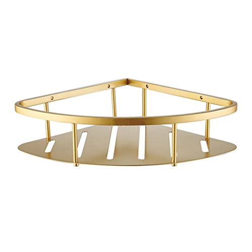 Support de rangement doré en acier inoxydable de haute qualité pour douche d'angle