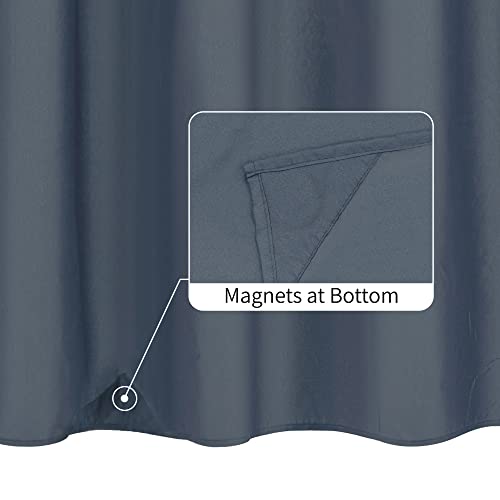 Image of ALYVIA SPRING Stall Waterproof Shower Curtain or Liner Stone Blue, 36x72