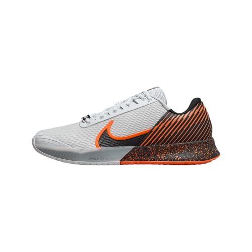 Nike Tênis masculino Zoom Vapor Pro 2 HC Premium Hard Court, Platina pura/Hyper Crimson/Branco/Preto, 41