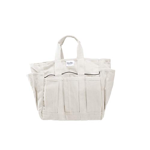 Martha Stewart Heavy-Duty Canvas Garden Bag With 6-Inch Exterior Pockets And 11-Inch Interior Pockets #TOP3