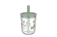 Mepal - Kinderbecher mit Strohhalm Mio Little Dutch - Flexibler Deckel mit insektensicherem Strohhalm - Geeignet für alle Arten von Flüssigkeiten - Verschüttet nicht - 250 ml - Little Farm