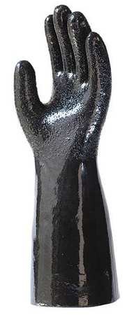 SHOWA Chemical Resistant Gloves, M, Supported, PR