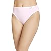 Jockey Women's Underwear Plus Size Elance French Cut - 3 Pack, Ivory/Light/Pink Shadow, 8