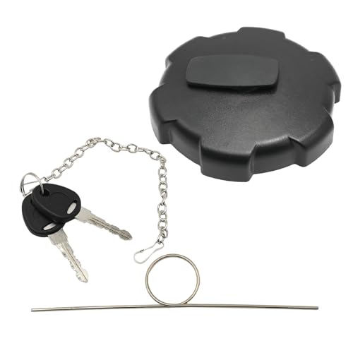 Hoypeyfiy 0004711230 Fuel Tank Cap with 2 Keys Fuel Tank Filler Cap Replacement for MAN TGA TGX TGS Replacement for Mercedes-benz Actros Atego Axor Replaces 11869577 2993918 42124439 81122106027 FC02