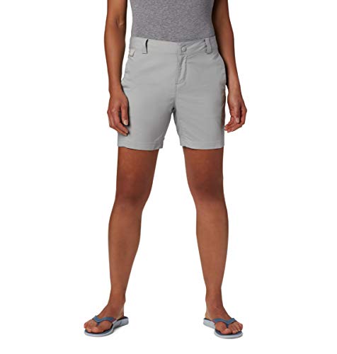 Columbia Short feminino PFG Buoy, cinza frio, 10x6