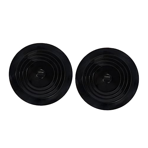 SOESFOUFU 2Pcs Silicone Tub Stoppers Hair Stopper Drain Covers for Kitchen Bathroom Smooth Design Easy to Clean Non Floating for Apartment Bathroom Essentials