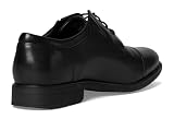 Clarks Steadwell Cap Mens Black Leather, 9.5 - 6
