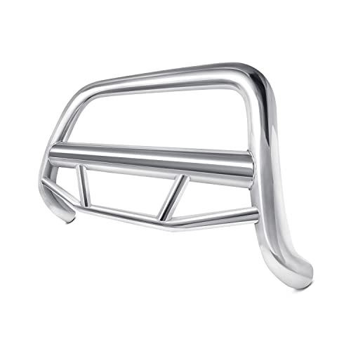 Image of Black Horse Max Bull Bar No Skid Plate Stainless Steel Compatible with 2019-2024 Ram 1500 Classic (Excl.Rebel & Warlock Trims)|2009-2018 Ram 1500 (Excl.Rebel & Warlock Trims)-MBS-DOE1011