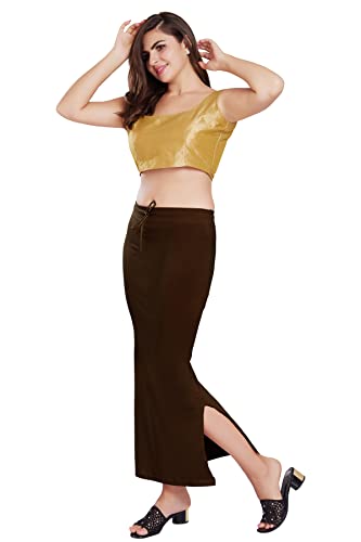Image of RANI SAAHIBA Women's Stretchy Slim Fishcut Petticoat Cotton Shapewear