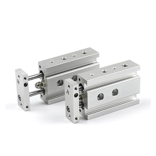 Cilindro de doble eje neumático CXSM15-125 de acero inoxidable para automatización 4