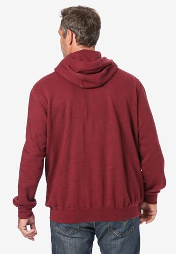 Image of KingSize Men's Big & Tall Fleece Zip-front Hoodie Jacket