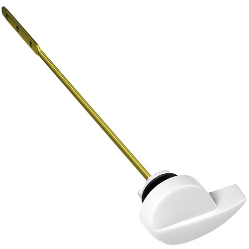 Image of Side Mount Toilet Handle Replacement, Compatible with American Standard, Kohler, TOTO, Gerber and Most Side Mount Toilet Tanks - White